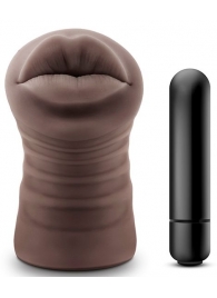 Коричневый мастурбатор-ротик Renee - Blush Novelties - в Мытищах купить с доставкой