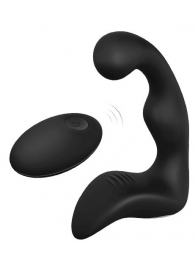 Черный вибромассажер простаты REMOTE BOOTY PLEASER - Dream Toys - в Мытищах купить с доставкой