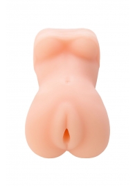 Телесный мастурбатор в виде женской фигурки - Toyfa Basic - в Мытищах купить с доставкой
