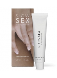 Гель для мастурбации с ароматом кокоса Slow Sex Finger Play Gel - 30 мл. - Bijoux Indiscrets - купить с доставкой в Мытищах