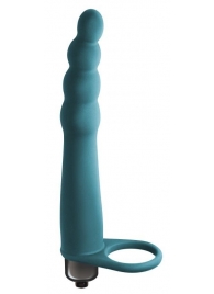 Зеленая вибронасадка для двойного проникновения Bramble - 16,5 см. - Lola Games - купить с доставкой в Мытищах