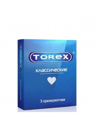 Гладкие презервативы Torex  Классические  - 3 шт. - Torex - купить с доставкой в Мытищах
