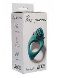 Зеленое эрекционное виброкольцо Pure Passion Midnight - Lola Games - в Мытищах купить с доставкой