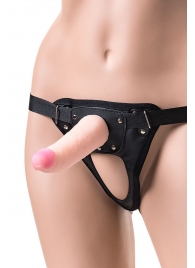 Телесный страпон на трусиках Realstick Jax - 17,9 см. - ToyFa - купить с доставкой в Мытищах