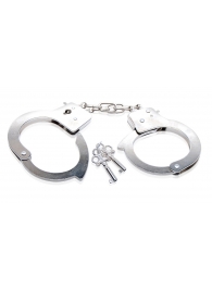 Металлические наручники Beginner s Metal Cuffs - Pipedream - купить с доставкой в Мытищах