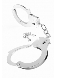 Металлические серебристые наручники Designer Metal Handcuffs - Pipedream - купить с доставкой в Мытищах