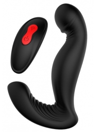 Черный вибромассажер простаты SWIRLING P-PLEASER - Dream Toys - в Мытищах купить с доставкой