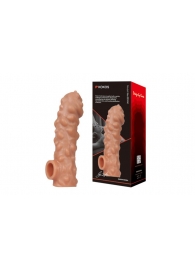 Насадка на фаллос с крупными бугорками EXTREME SLEEVE - 17,6 см. - KOKOS - в Мытищах купить с доставкой