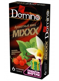 Ароматизированные презервативы DOMINO  Ароматный микс  - 6 шт. - Domino - купить с доставкой в Мытищах