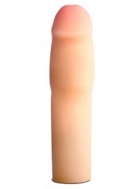 Телесная насадка-удлинитель на пенис PERFORMANCE 1.5INCH COCK XTENDER - 16 см. - Blush Novelties - в Мытищах купить с доставкой