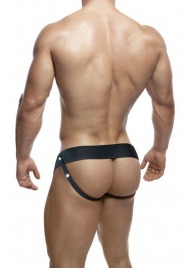 Черный мужской страпон DR. SKIN 6INCH HOLLOW STRAP ON - 16 см. - Blush Novelties - купить с доставкой в Мытищах