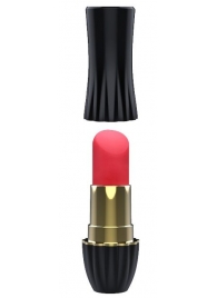 Клиторальный стимулятор-помада LIPSTICK - 9,3 см. - Dream Toys - купить с доставкой в Мытищах