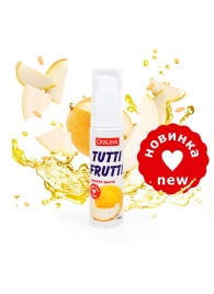 Гель-смазка Tutti-frutti со вкусом сочной дыни - 30 гр. - Биоритм - купить с доставкой в Мытищах