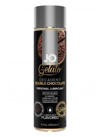 Лубрикант с ароматом шоколада JO GELATO DECADENT DOUBLE CHOCOLATE - 120 мл. - System JO - купить с доставкой в Мытищах