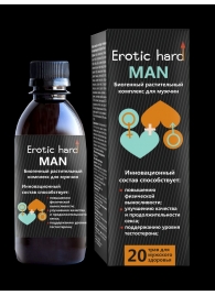 Мужской биогенный концентрат для усиления эрекции Erotic hard Man - 250 мл. - Erotic Hard - купить с доставкой в Мытищах