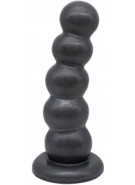 Черная насадка-плаг на харнесс PLATINUM 7 - 19,5 см. - LOVETOY (А-Полимер) - купить с доставкой в Мытищах