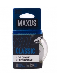 Классические презервативы в пластиковом кейсе MAXUS Classic - 3 шт. - Maxus - купить с доставкой в Мытищах