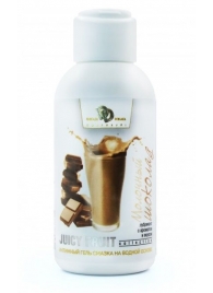 Интимный гель-смазка JUICY FRUIT с ароматом молочного шоколада - 100 мл. - БиоМед - купить с доставкой в Мытищах
