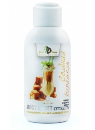 Интимный гель-смазка JUICY FRUIT с ароматом солёной карамели - 100 мл. - БиоМед - купить с доставкой в Мытищах