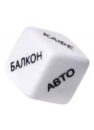 Игральный кубик  Места любви - Eromantica - купить с доставкой в Мытищах
