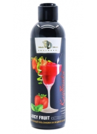 Интимный гель-смазка JUICY FRUIT с ароматом клубники - 200 мл. - БиоМед - купить с доставкой в Мытищах