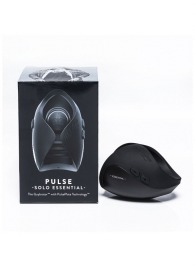 Черный инновационный мужской вибратор PULSE SOLO ESSENTIAL - Hot Octopuss - в Мытищах купить с доставкой