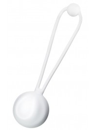 Белый вагинальный шарик LILY - ToyFa