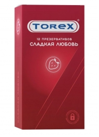 Презервативы Torex  Сладкая любовь  с ароматом клубники - 12 шт. - Torex - купить с доставкой в Мытищах