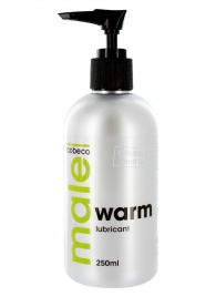 Лубрикант с согревающим эффектом MALE Cobeco Warm Lubricant - 250 мл. - Cobeco - купить с доставкой в Мытищах