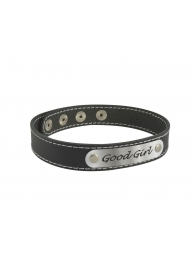 Чокер с белой строчкой Good Girl - Sitabella - купить с доставкой в Мытищах