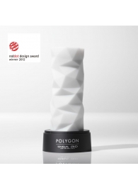 Белый 3D мастурбатор POLYGON - Tenga - в Мытищах купить с доставкой