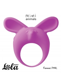 Фиолетовое эрекционное кольцо Fennec Phil - Lola Games - в Мытищах купить с доставкой