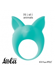 Зеленое эрекционное кольцо Kitten Kyle - Lola Games - в Мытищах купить с доставкой