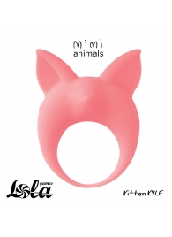 Оранжевое эрекционное кольцо Kitten Kyle - Lola Games - в Мытищах купить с доставкой