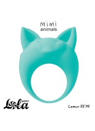 Зеленое эрекционное кольцо Lemur Remi - Lola Games - в Мытищах купить с доставкой