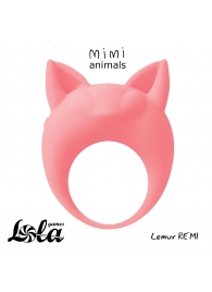 Оранжевое эрекционное кольцо Lemur Remi - Lola Games - в Мытищах купить с доставкой