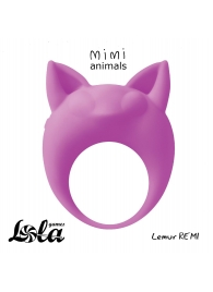Фиолетовое эрекционное кольцо Lemur Remi - Lola Games - в Мытищах купить с доставкой