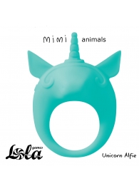 Зеленое эрекционное кольцо Unicorn Alfie - Lola Games - в Мытищах купить с доставкой