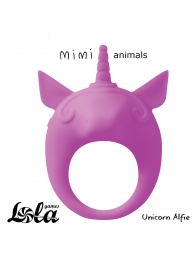 Фиолетовое эрекционное кольцо Unicorn Alfie - Lola Games - в Мытищах купить с доставкой