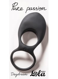 Черное эрекционное виброкольцо Daydream - Lola Games - в Мытищах купить с доставкой