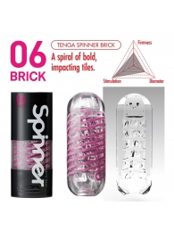 Мастурбатор SPINNER Brick - Tenga - в Мытищах купить с доставкой