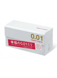 Супер тонкие презервативы Sagami Original 0.01 - 10 шт. - Sagami - купить с доставкой в Мытищах