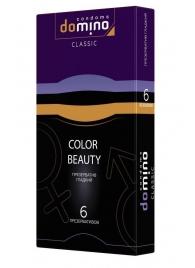 Разноцветные презервативы DOMINO Colour Beauty - 6 шт. - Domino - купить с доставкой в Мытищах