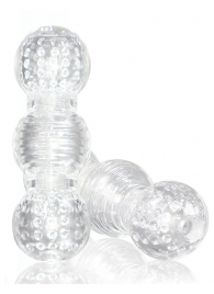 Прозрачный фигурный мастурбатор Master Stroker - Blush Novelties - в Мытищах купить с доставкой