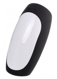 Черно-белый перезаряжаемый мастурбатор Erotist Hailstorm - Erotist Adult Toys - в Мытищах купить с доставкой