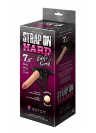 Пояс-трусики с насадкой Hard brutal-consul - 19 см. - LOVETOY (А-Полимер) - купить с доставкой в Мытищах