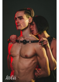 Черный кляп Love Addict на замочке - Lola Games - купить с доставкой в Мытищах