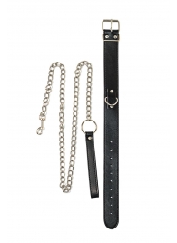 Черный ошейник с поводком Wild - Lola Games - купить с доставкой в Мытищах