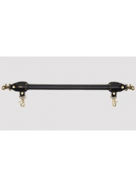Черная распорка для ног Bound to You Faux Leather Spreader Bar - 50,8 см. - Fifty Shades of Grey - купить с доставкой в Мытищах