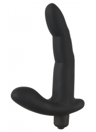 Черный вибромассажер простаты Naughty Finger Prostate Vibe - 13,8 см. - Orion - в Мытищах купить с доставкой